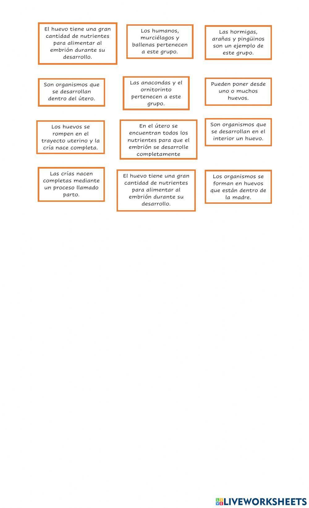 Los ovovivíparos, los vivíparos y los ovíparos