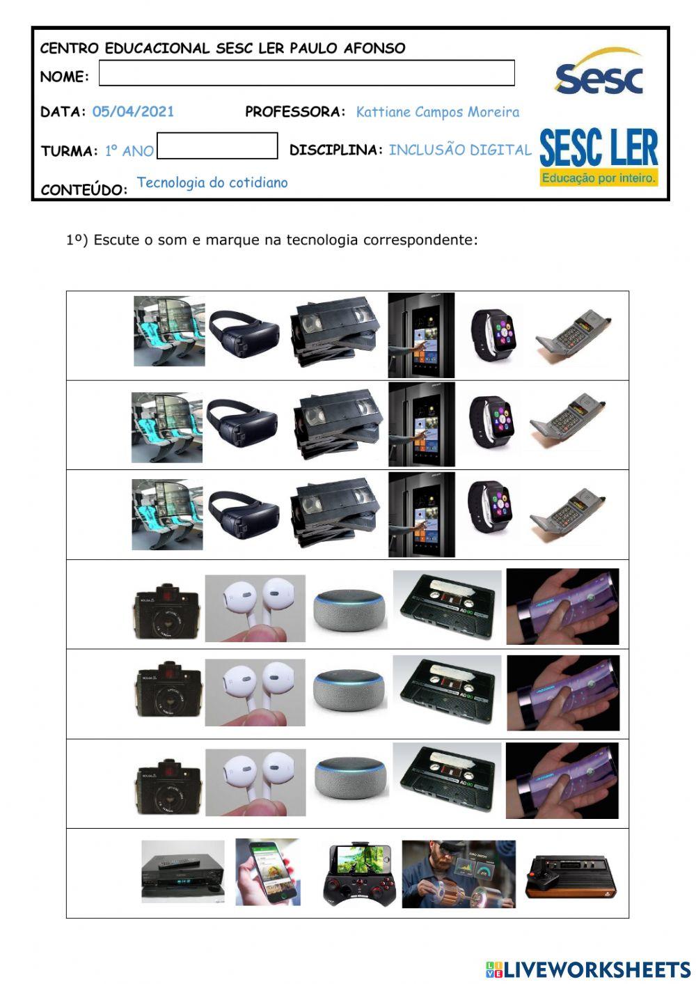 Tecnologias do cotidiano