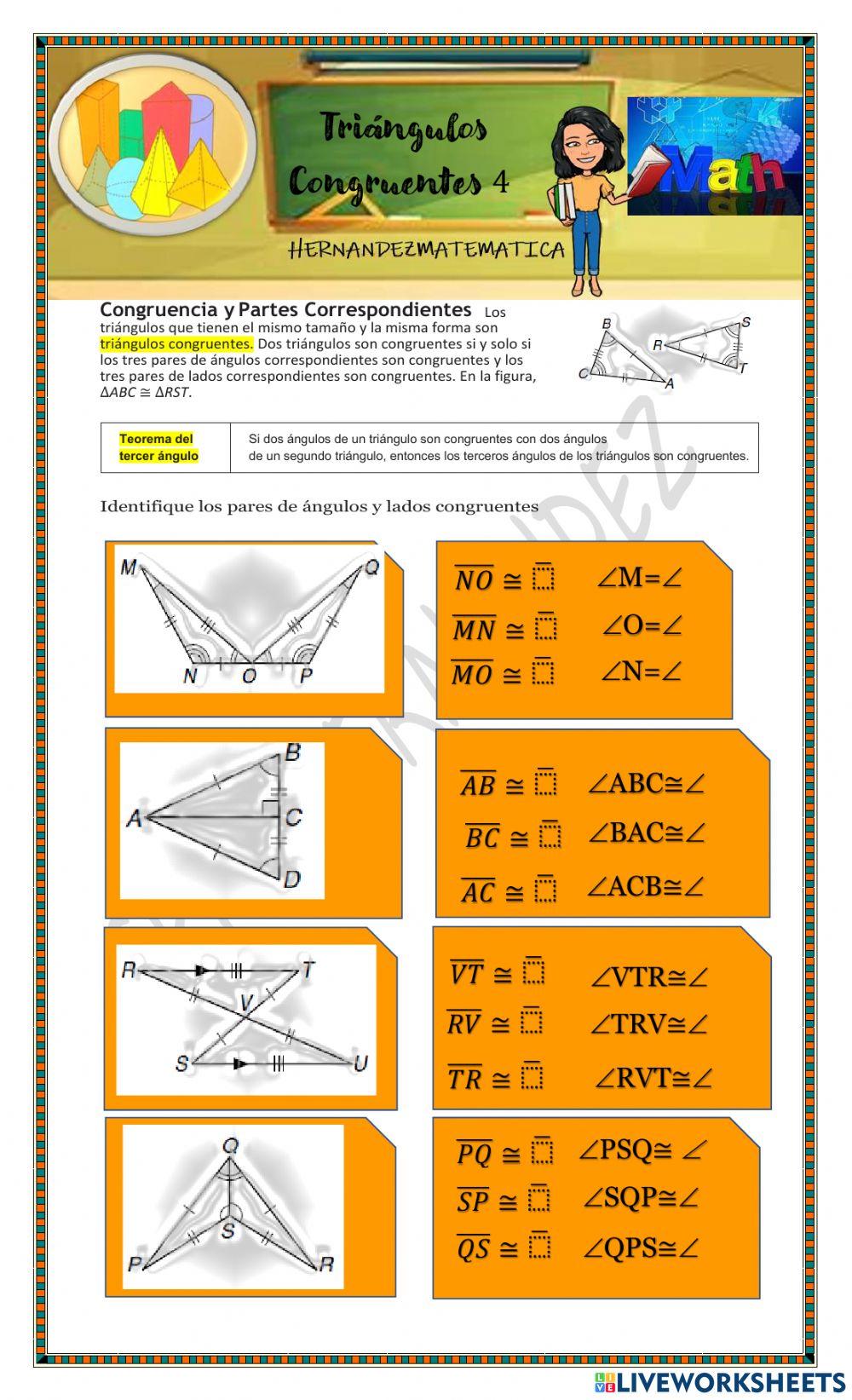 Triangulos Congruentes 4