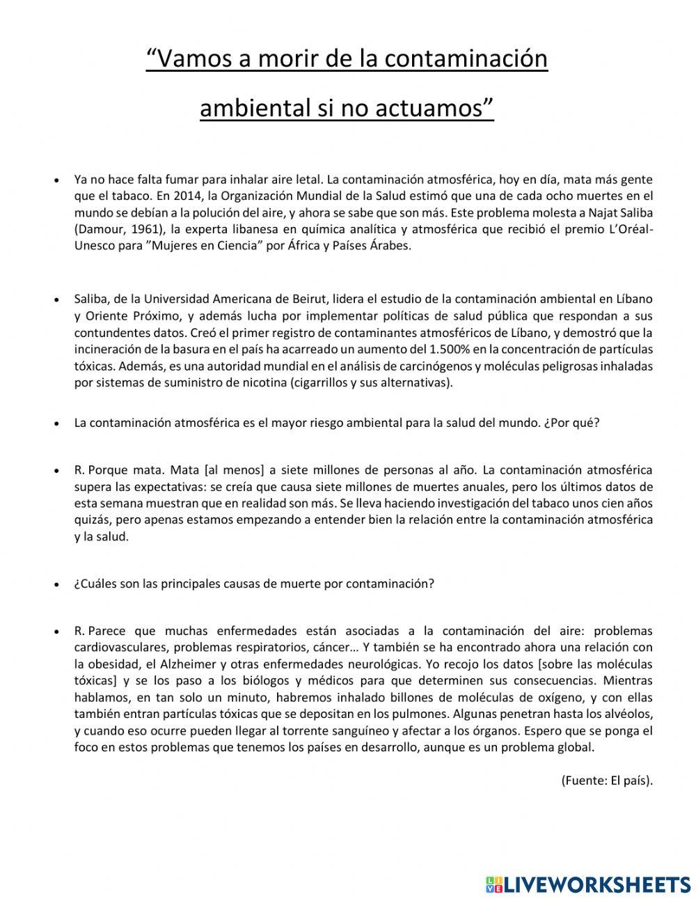 Protección de la Biosfera