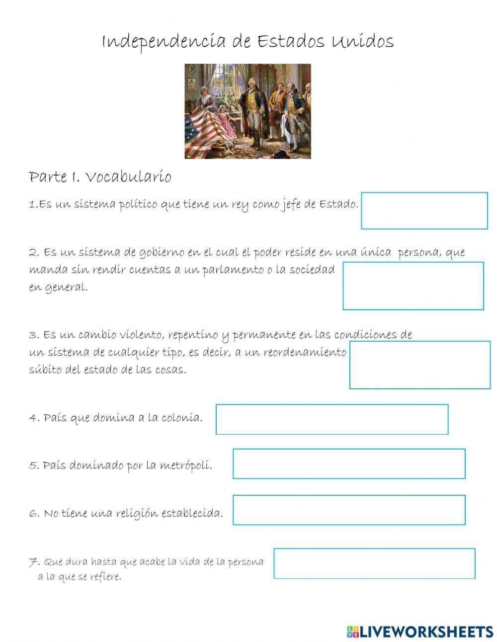 Independencia de Estados Unidos