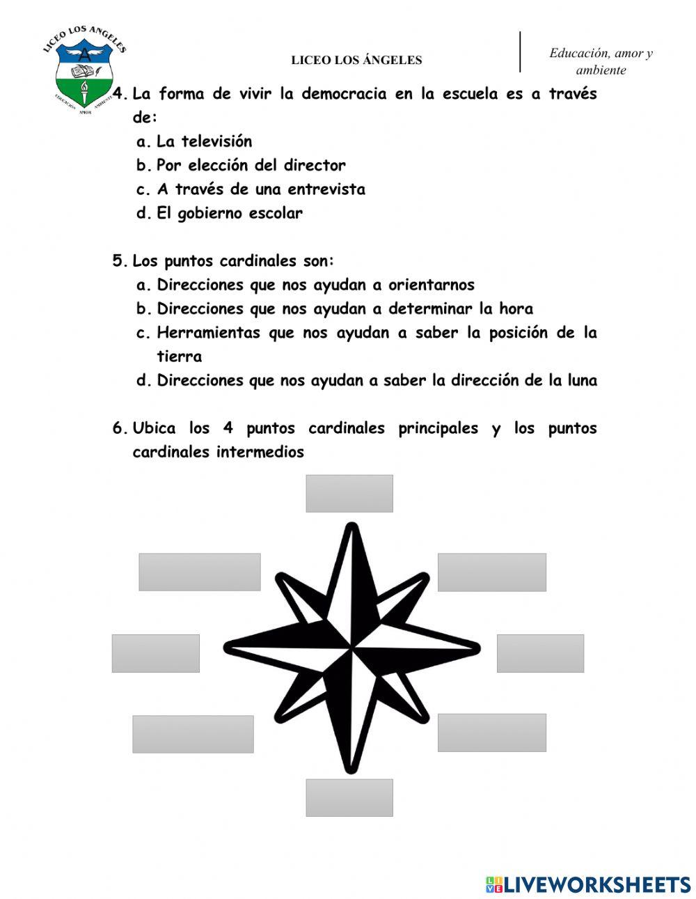 Evaluación acumulativa grado 3º