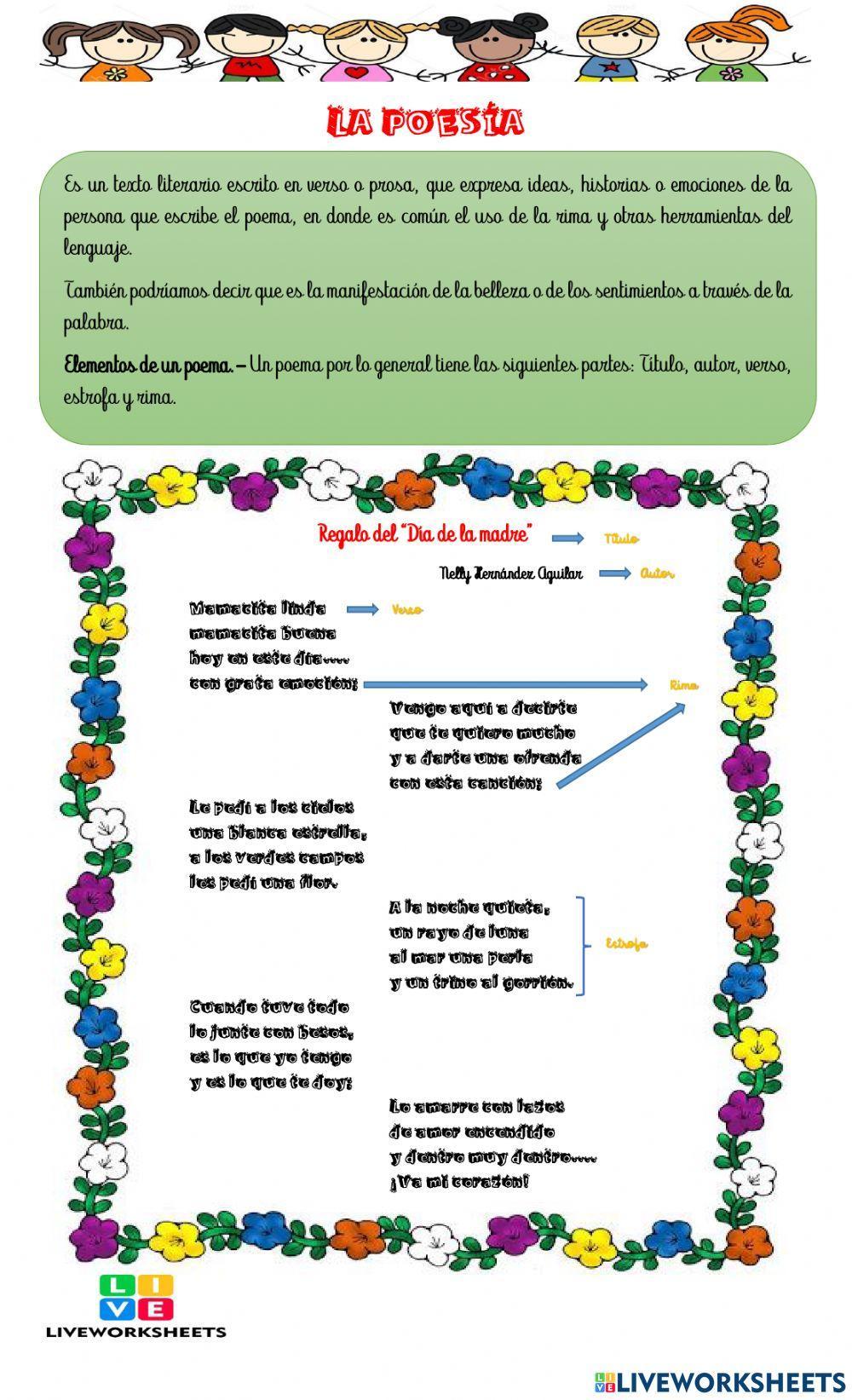 La poesía La poesía