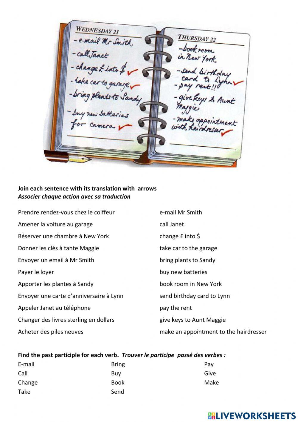 Present perfect: What hasn't she done yet?