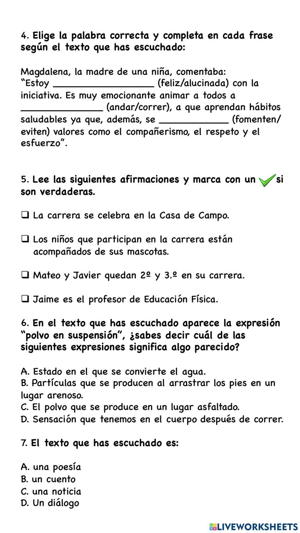 Un millar de niños a la carrera