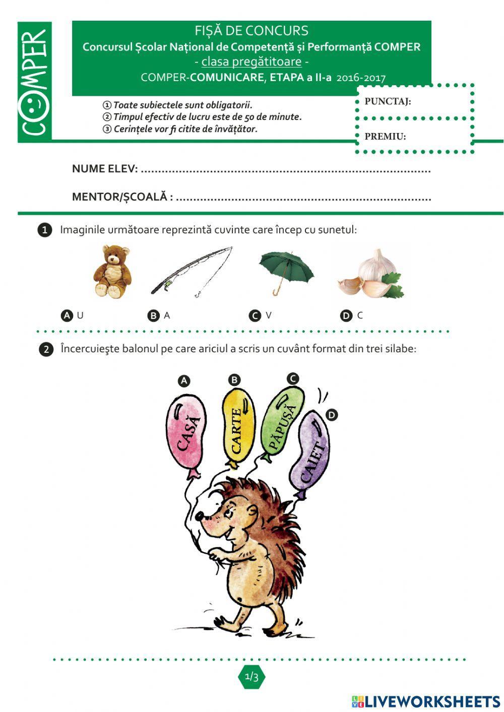 ComperComunicare-etapa a 2-a-2017