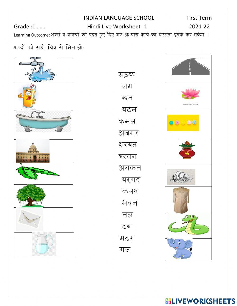 Match the words with the pictures