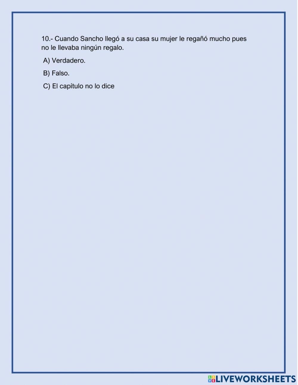 Ficha del libro érase una vez don quijote