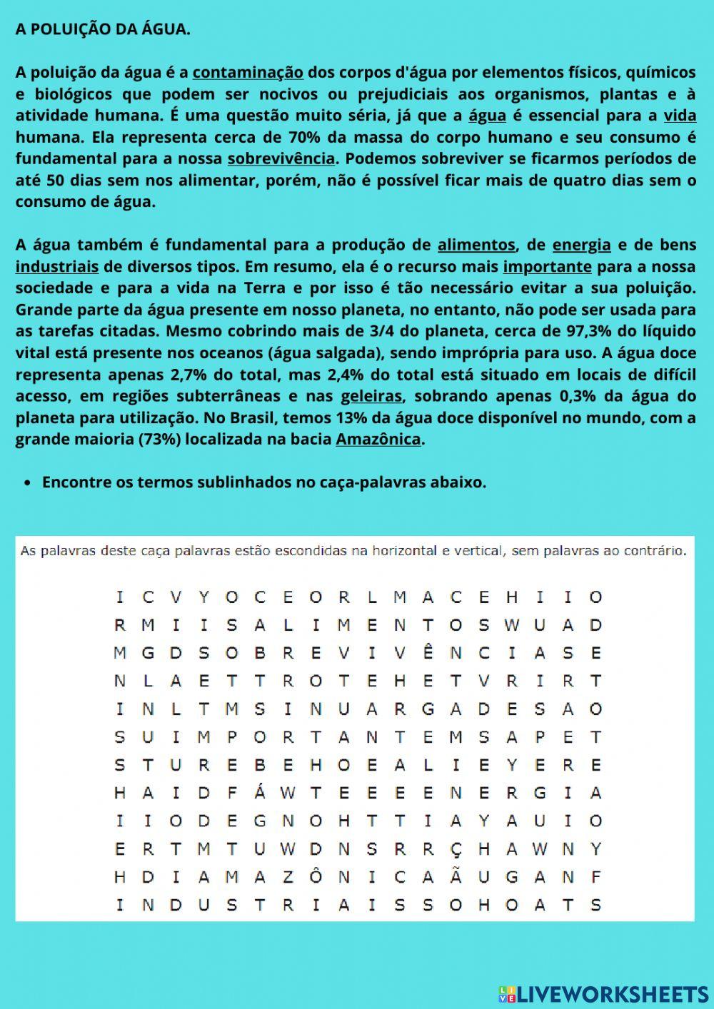 Atividades Complementares 6º ano - Abril 2021