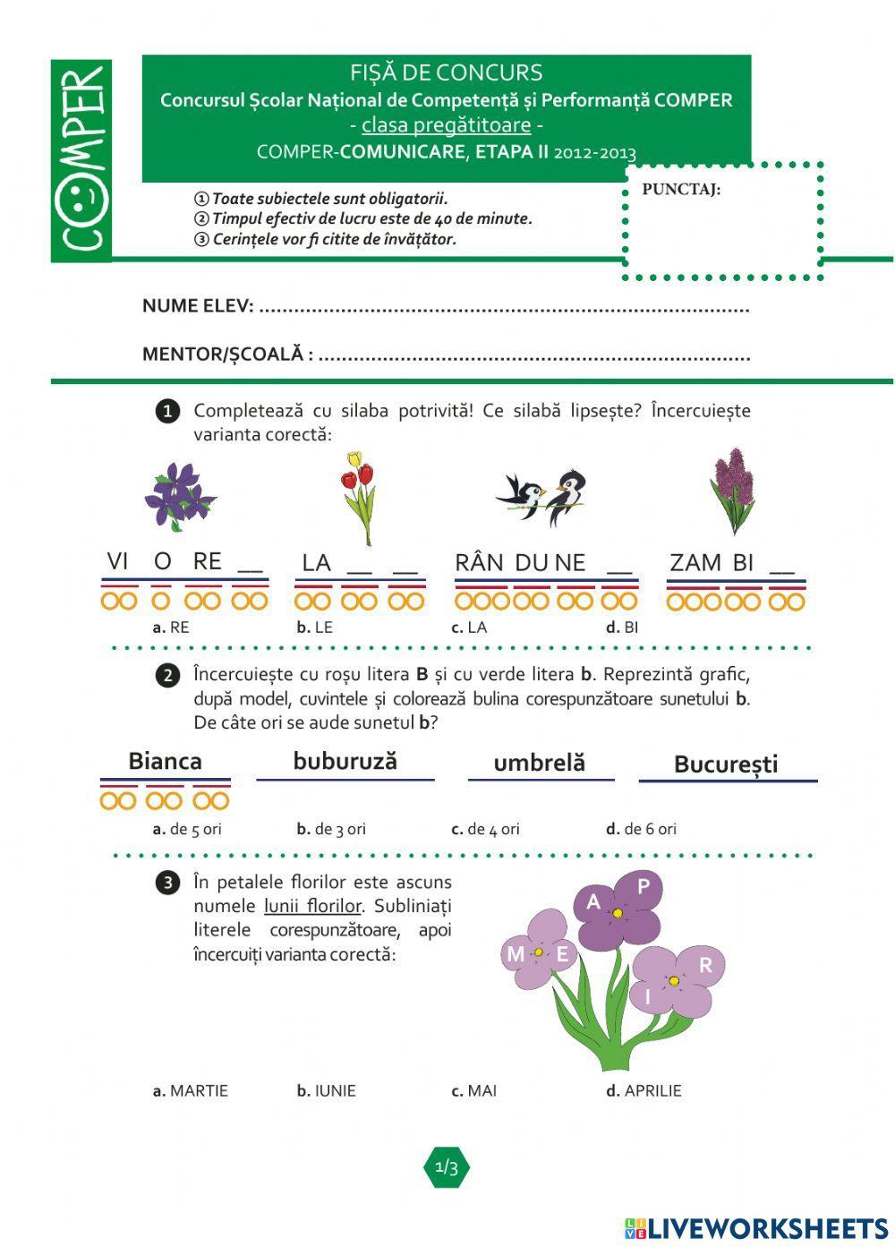ComperComunicare-etapa a 2-a-2013
