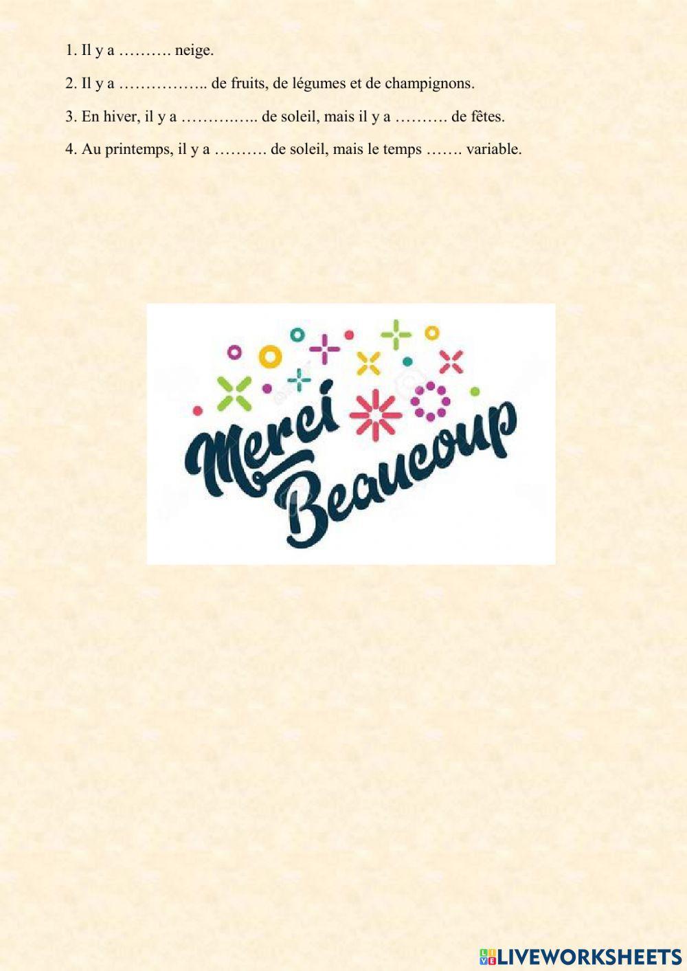 La nature et les saisons