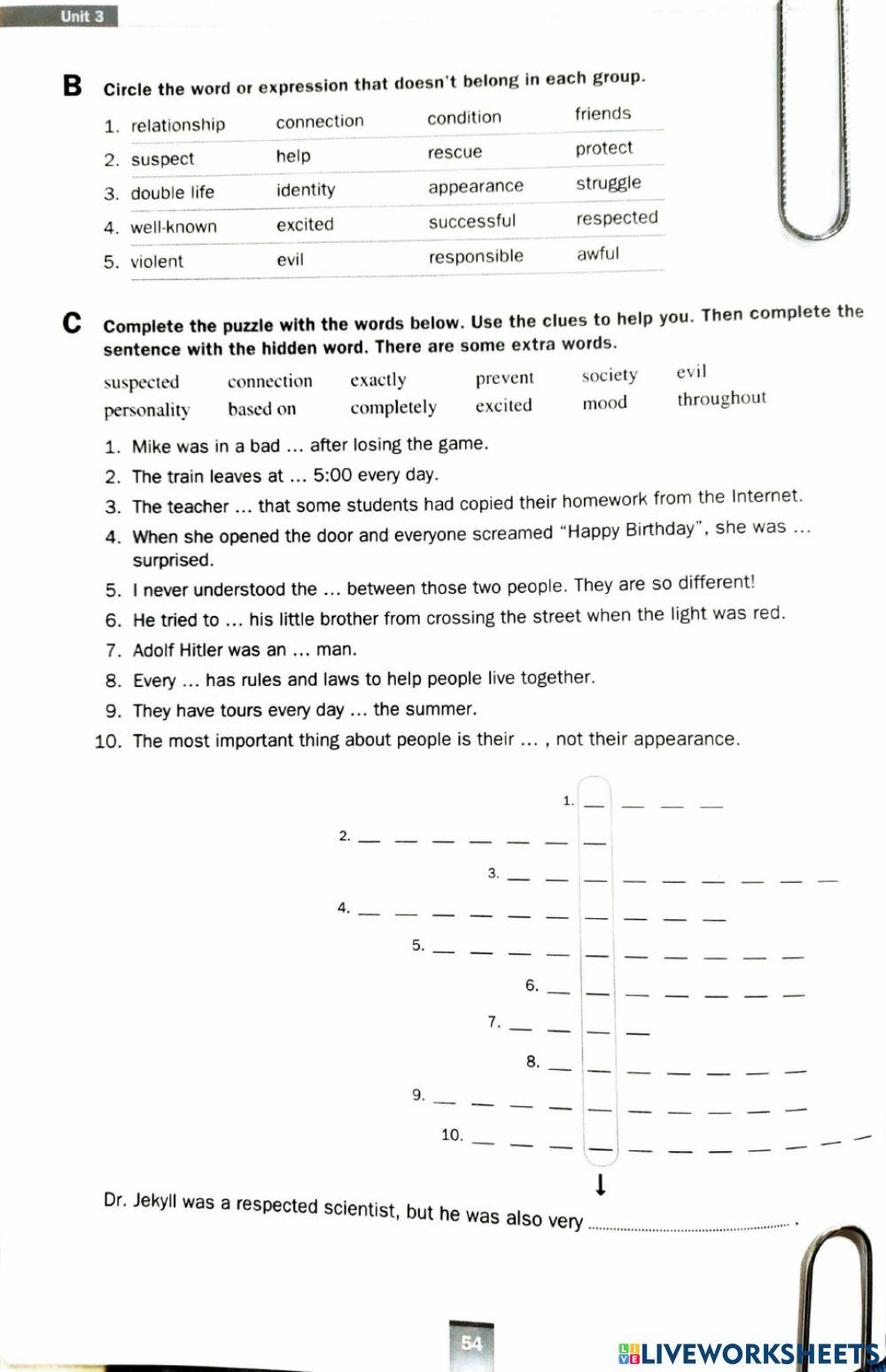 Keep Thinking WB page p53 56 worksheet Live Worksheets