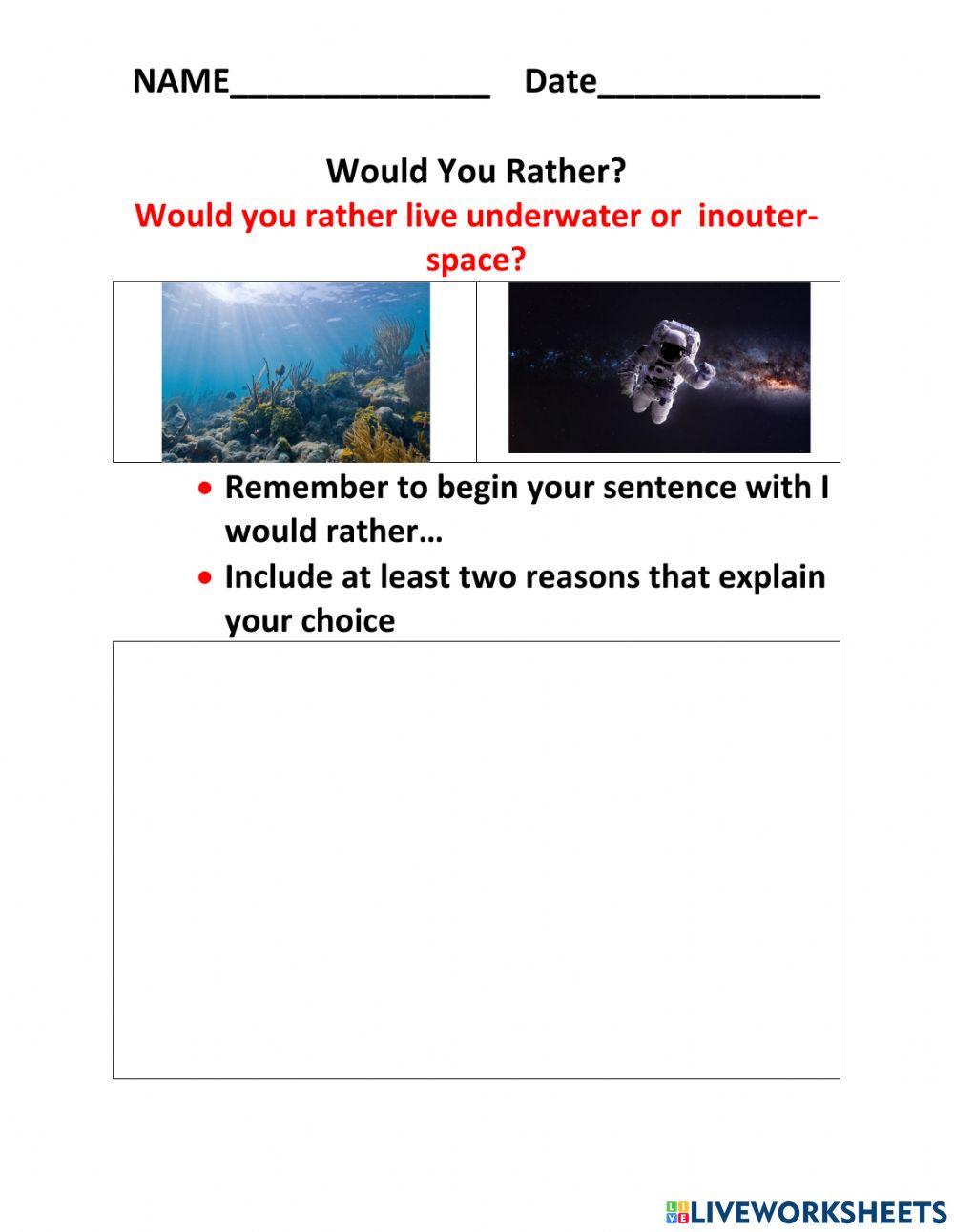Would you rather