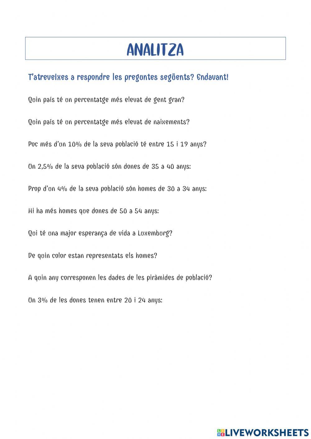 Piràmides de població