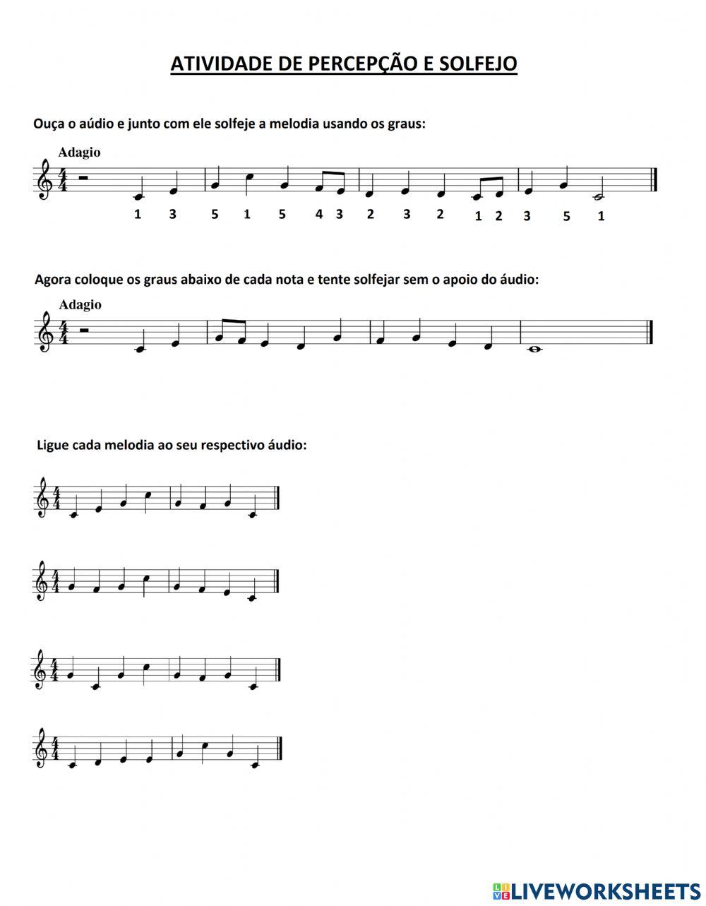 Percepção e solfejo  050421