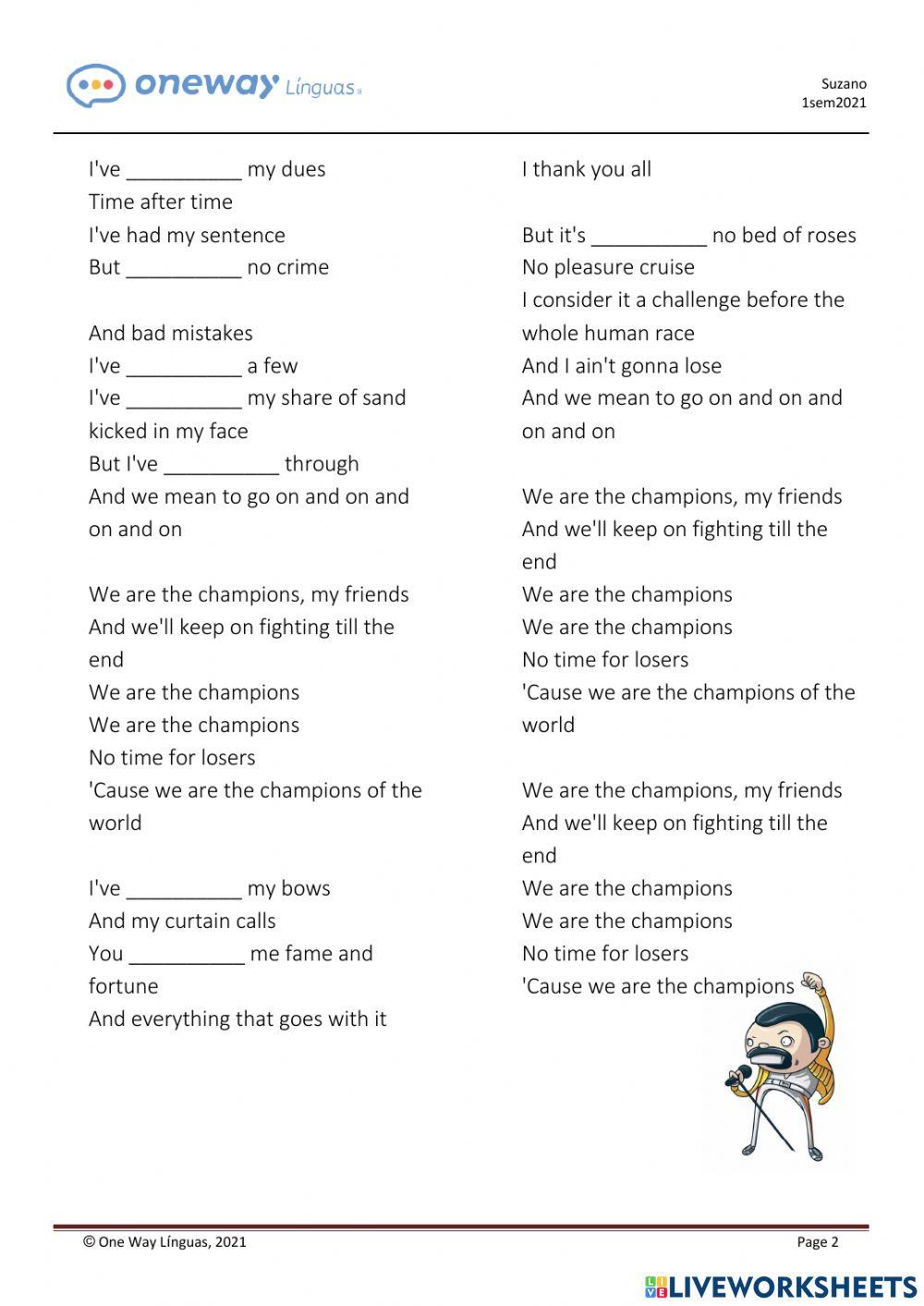 We Are the Champions