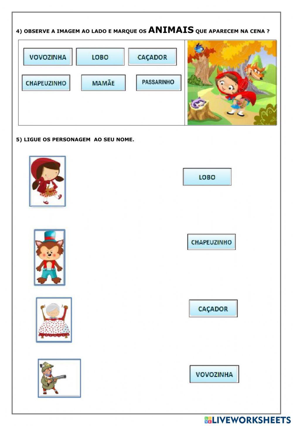 Sequencia Didática - Chapeuzinho