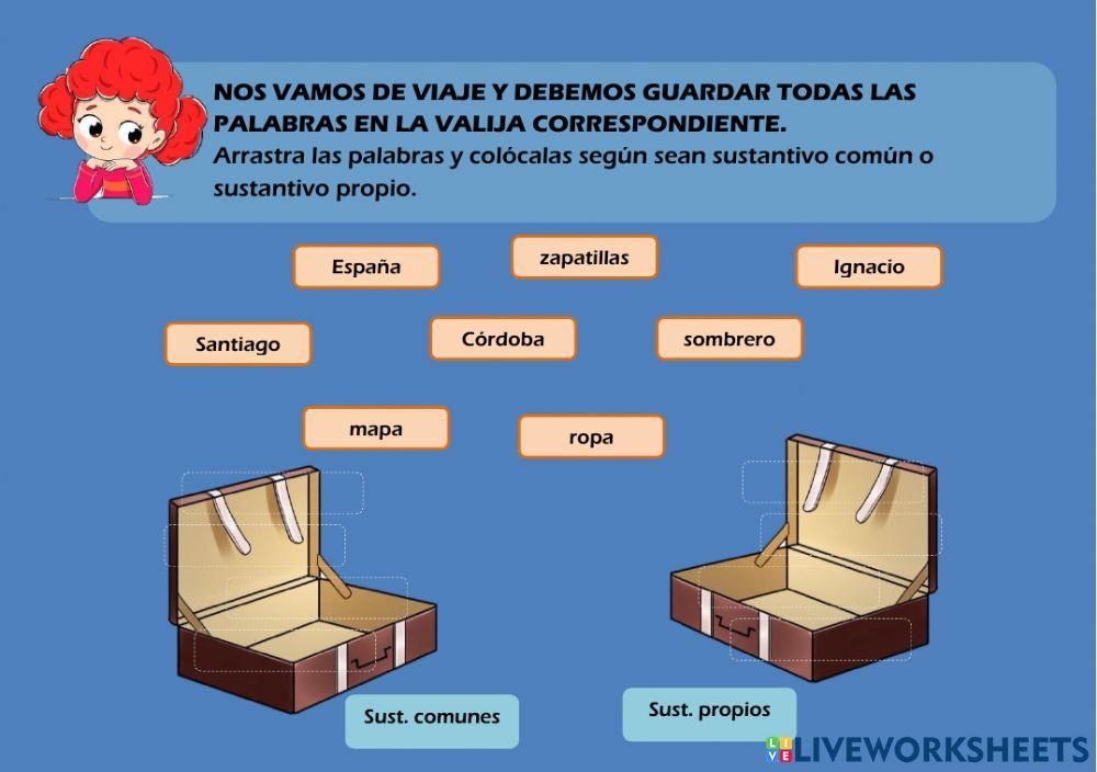 Sustantivos comunes y propios