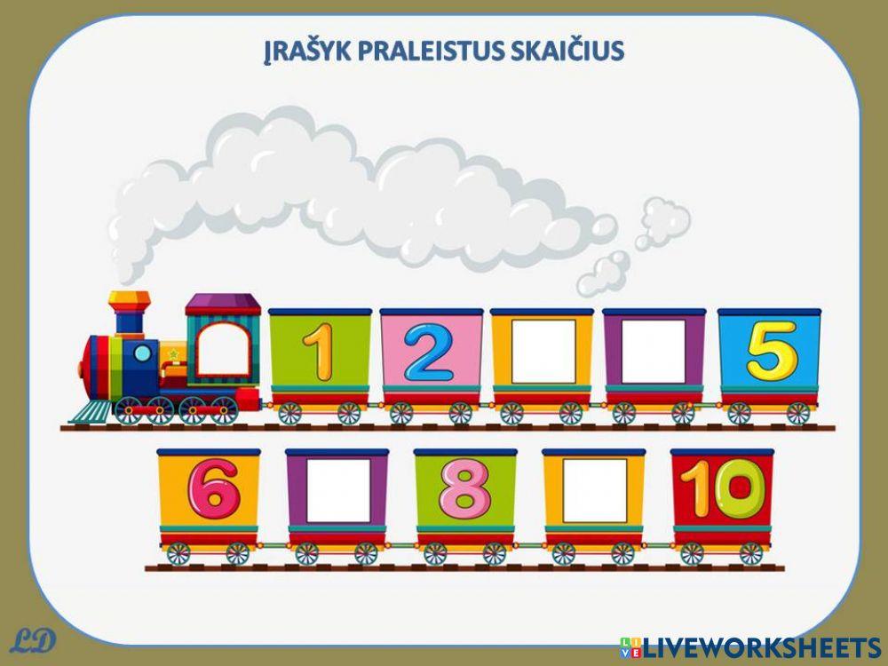 Skaičių traukinys