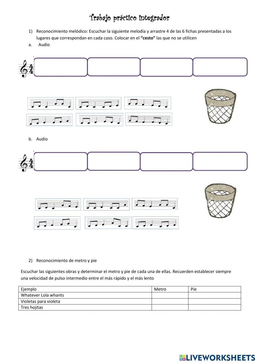 Trabajo Integrador Lenguaje Musical 1