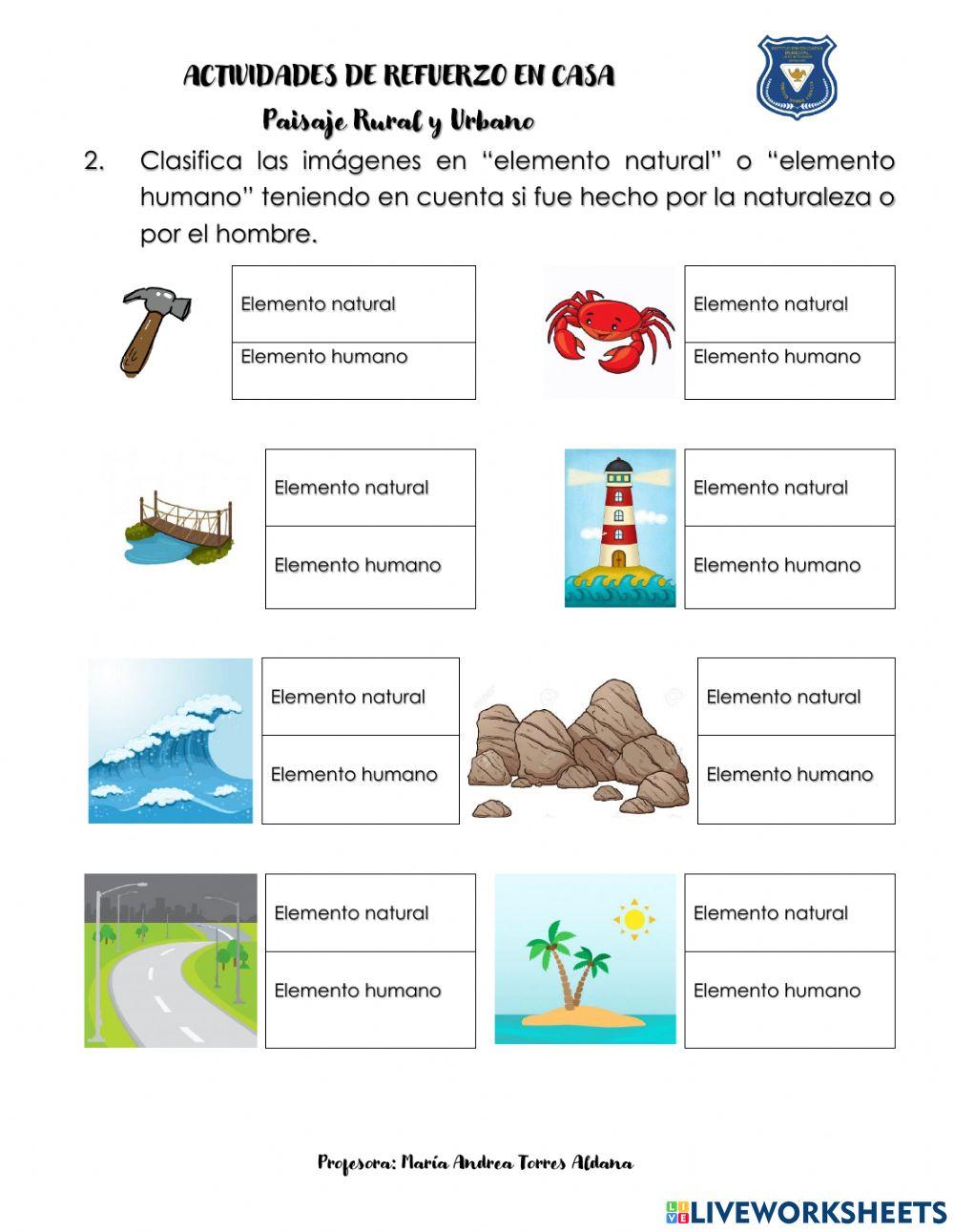 Paisaje rural y urbano