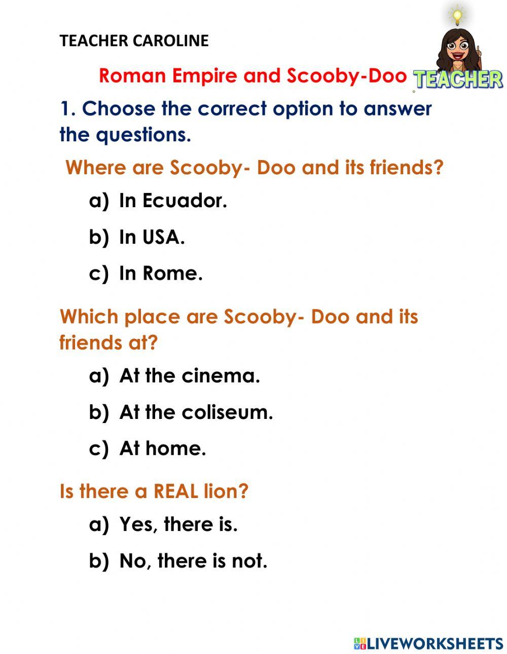 Scooby doo roman empire