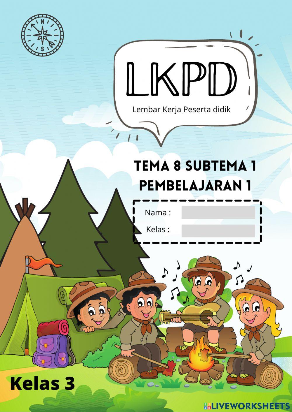 LKPD Tema 8 Subtema 1 Pembelajaran 1