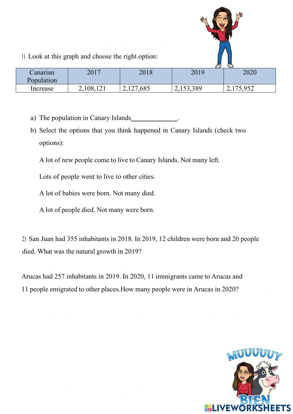 Canarian Population and Pyramids