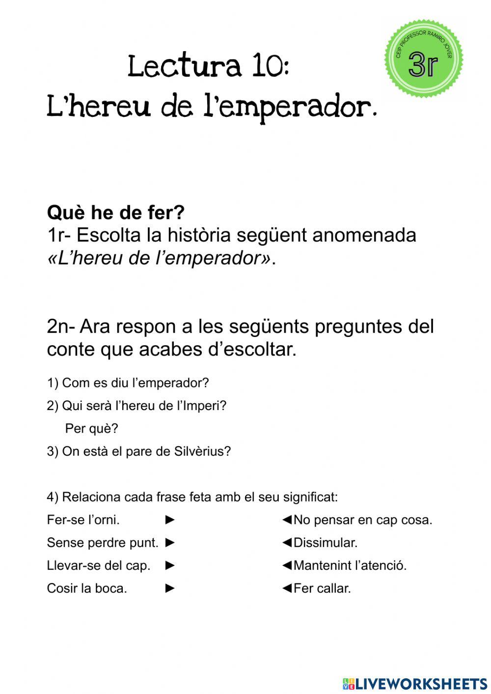 L'hereu de l'emperador