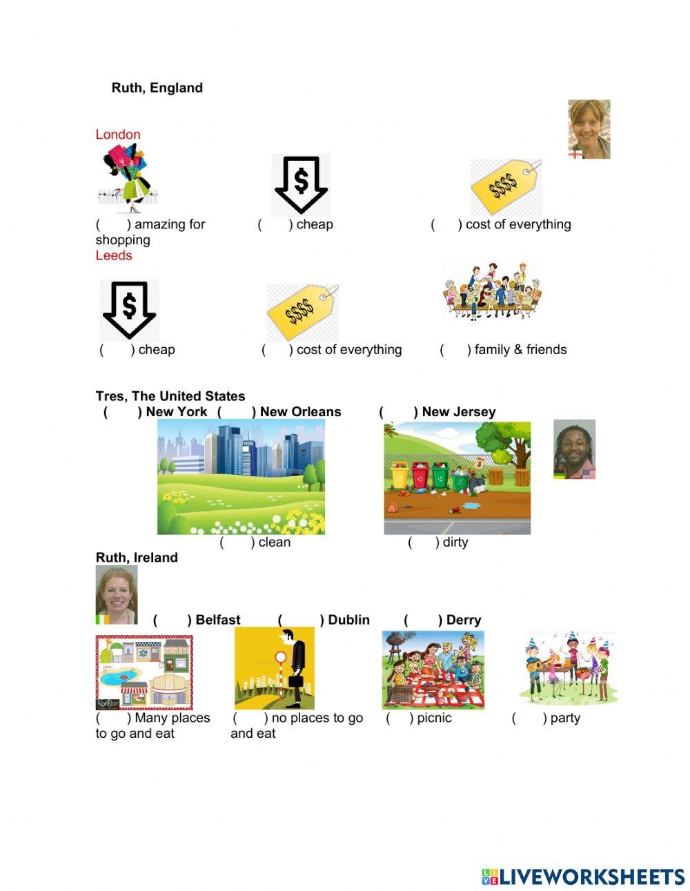 Listening: What is Your Favourite City in Your Country?