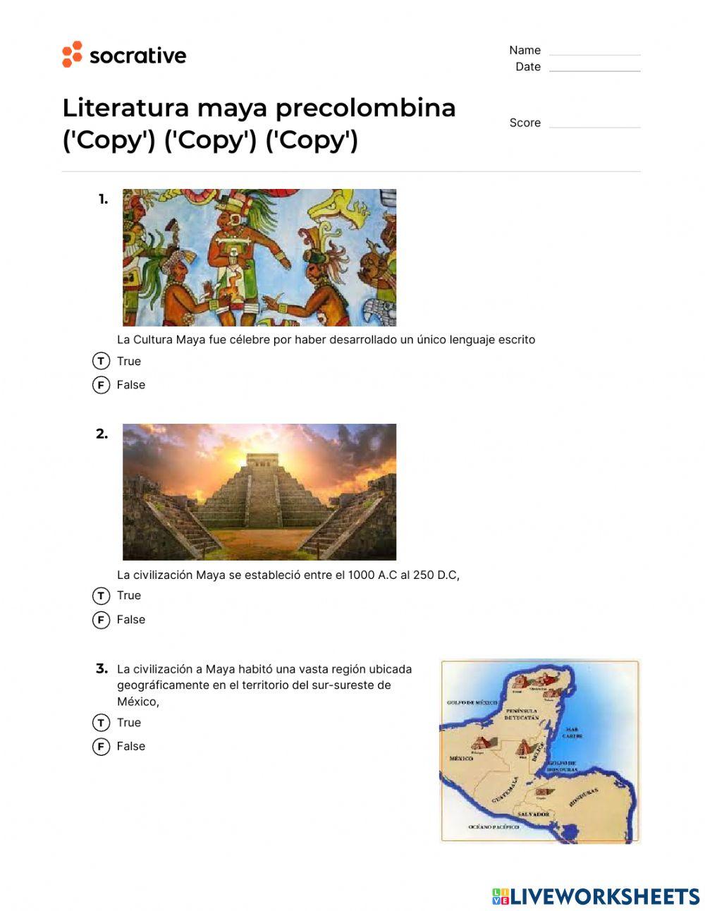 Literatura Precolombina