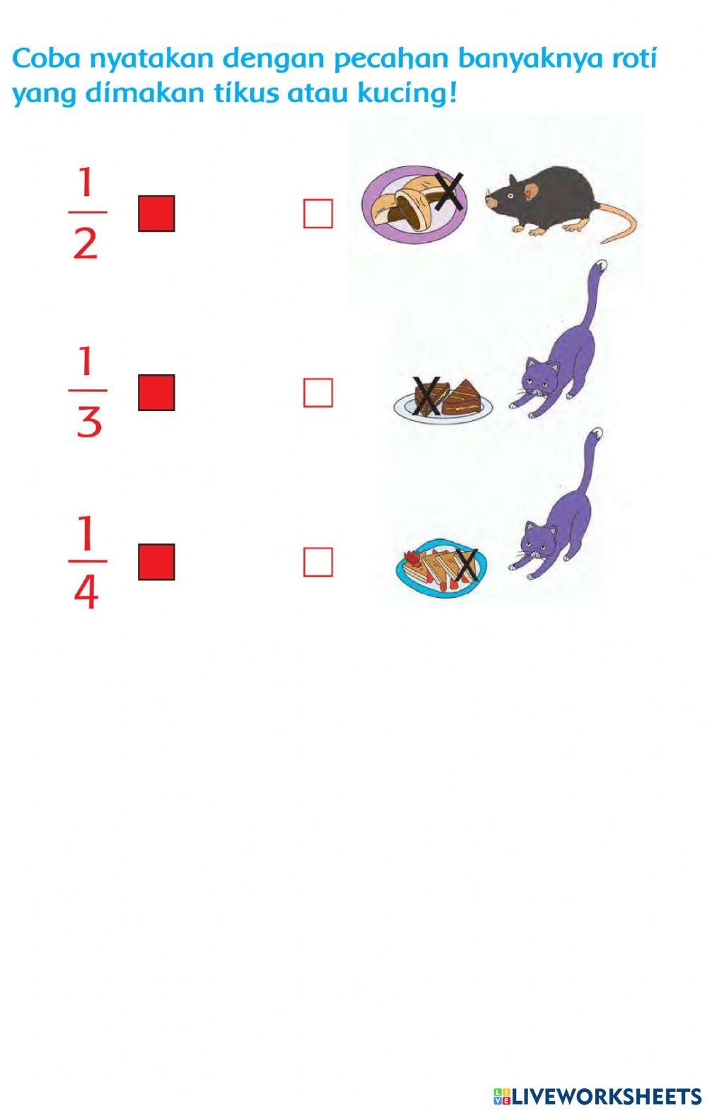Pecahan Kelas 2 Tema 7 Subtema 3 Pemb1