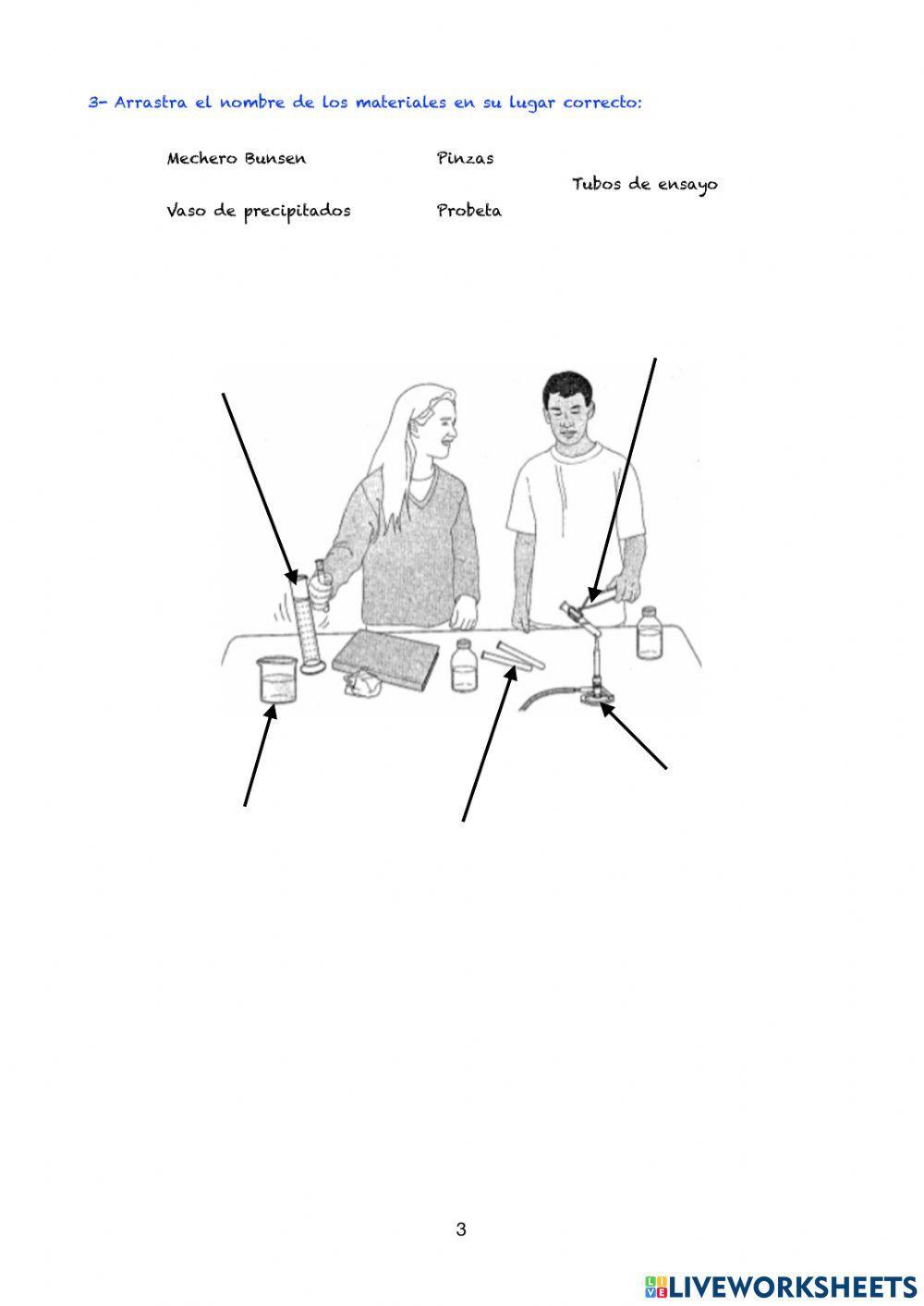 Pictogramas, seguridad, material de laboratorio (II).