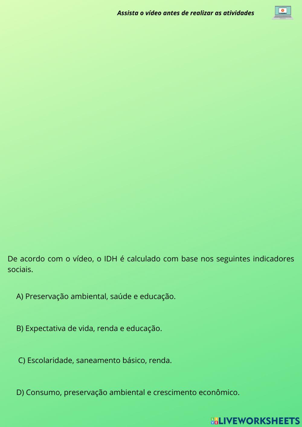 Atividades complementares 9º ano