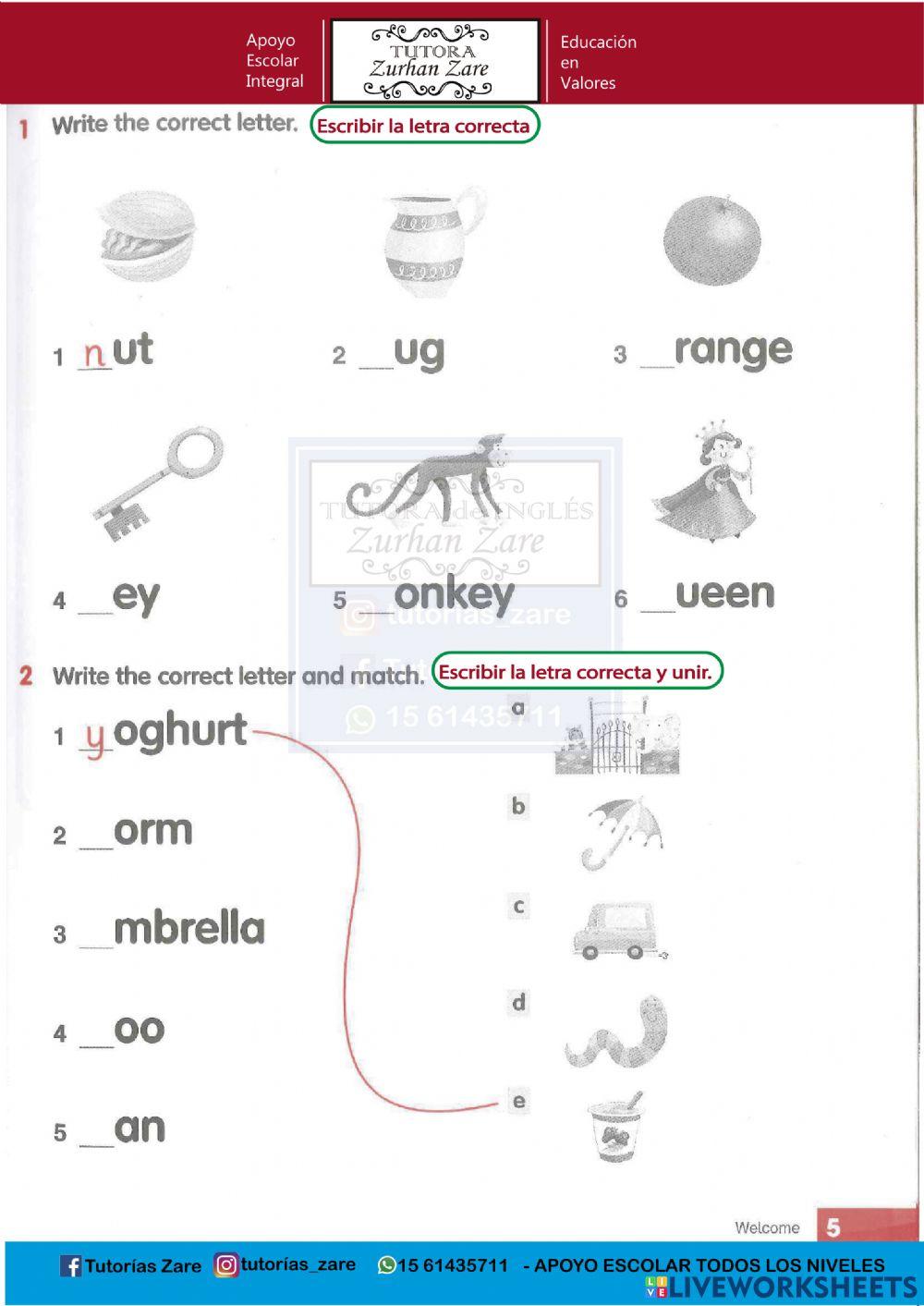 Página 5-Workbook Academy Stars 1