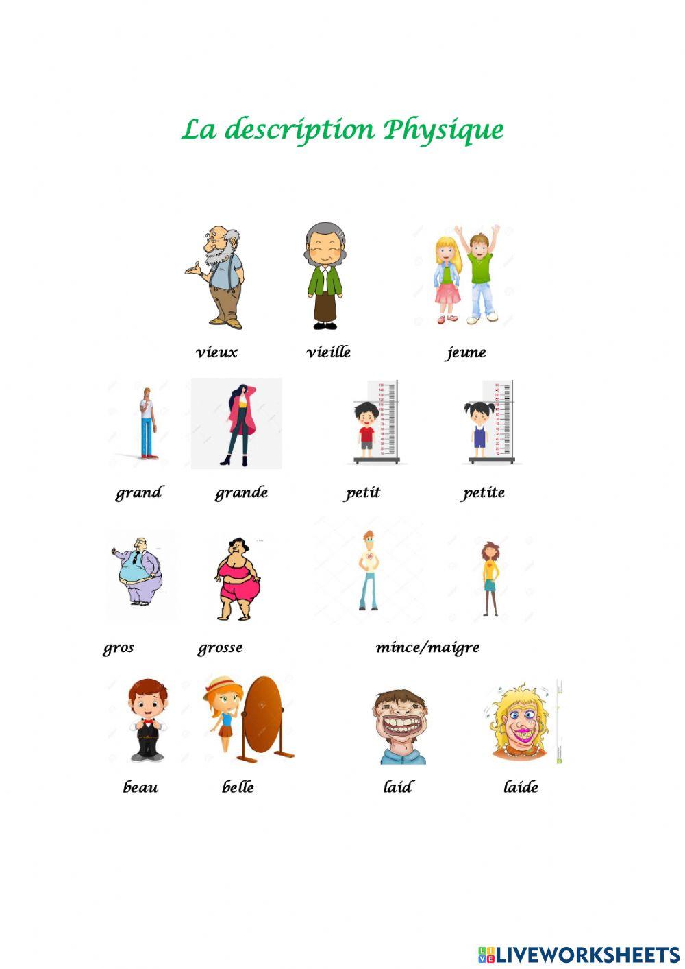 La description physique