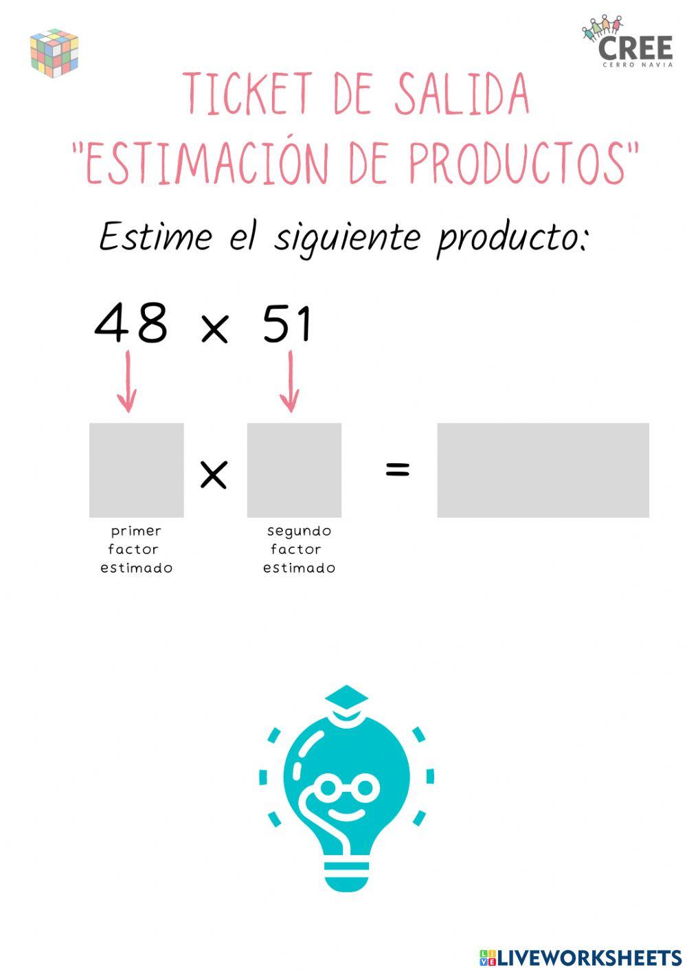Estimación de productos