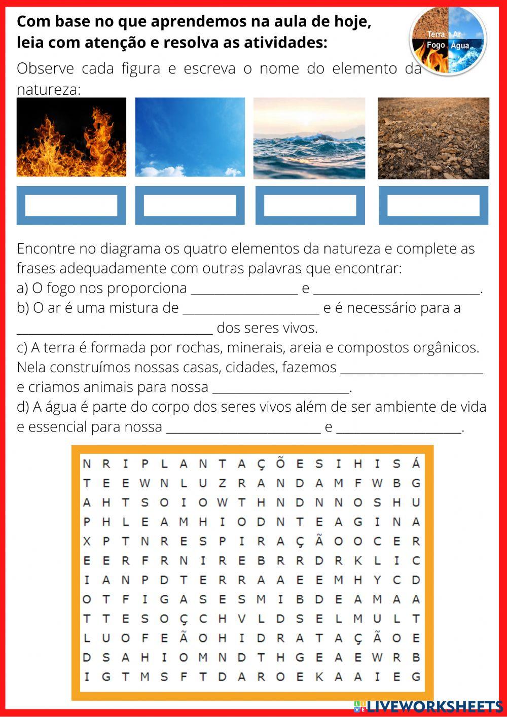 Elementos da natureza