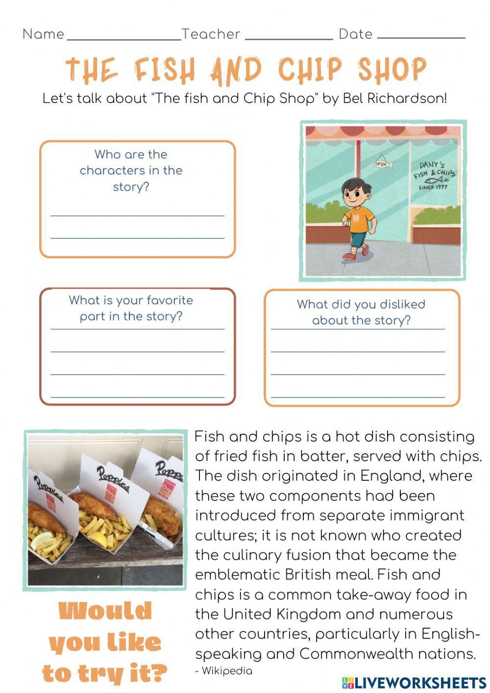 The Fish and Chip Shop - Book Review