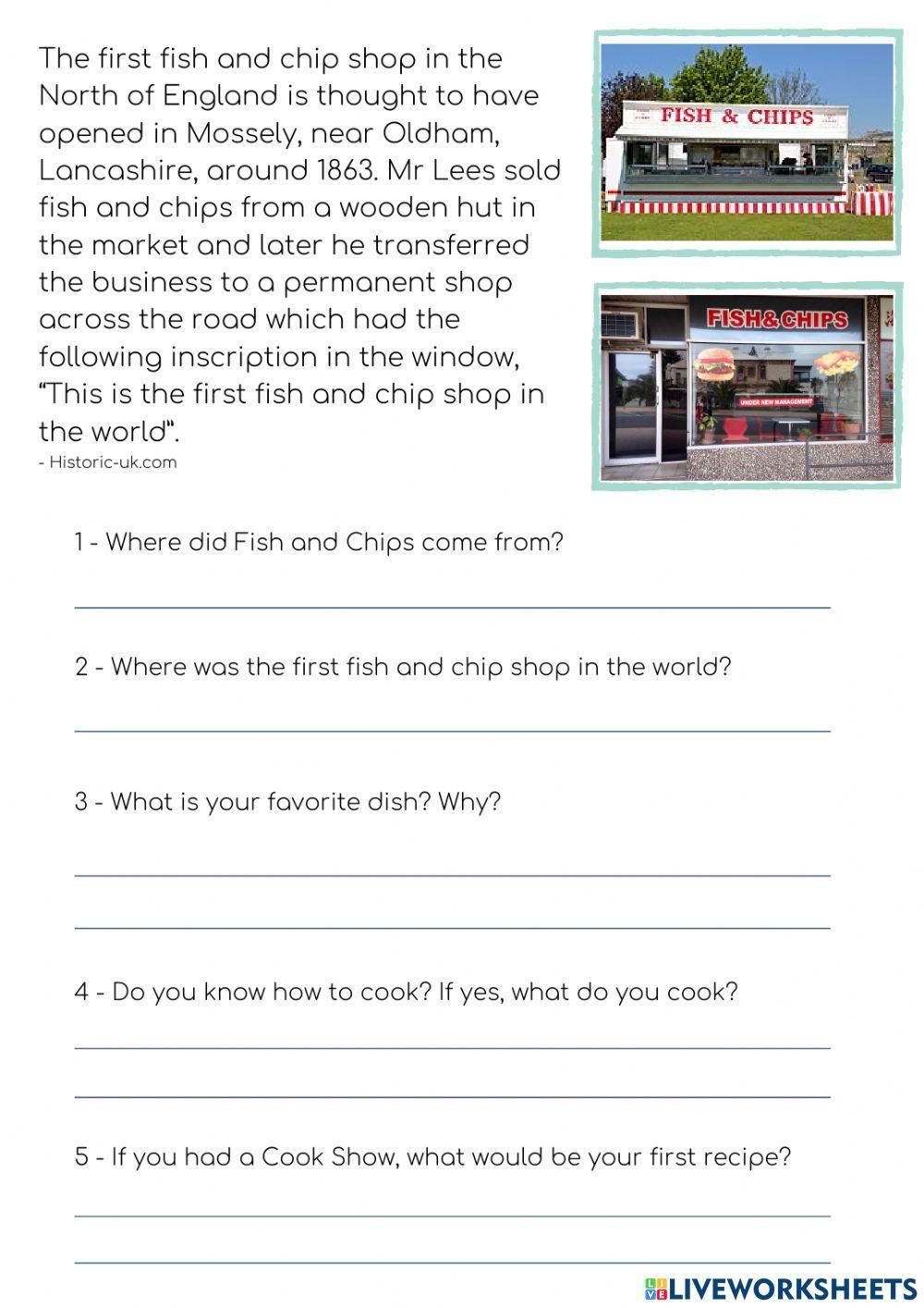 The Fish and Chip Shop - Book Review