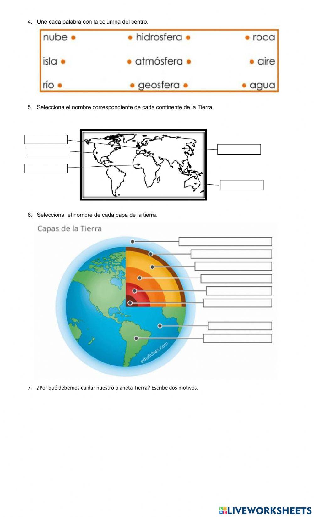 Las capas de la tierra