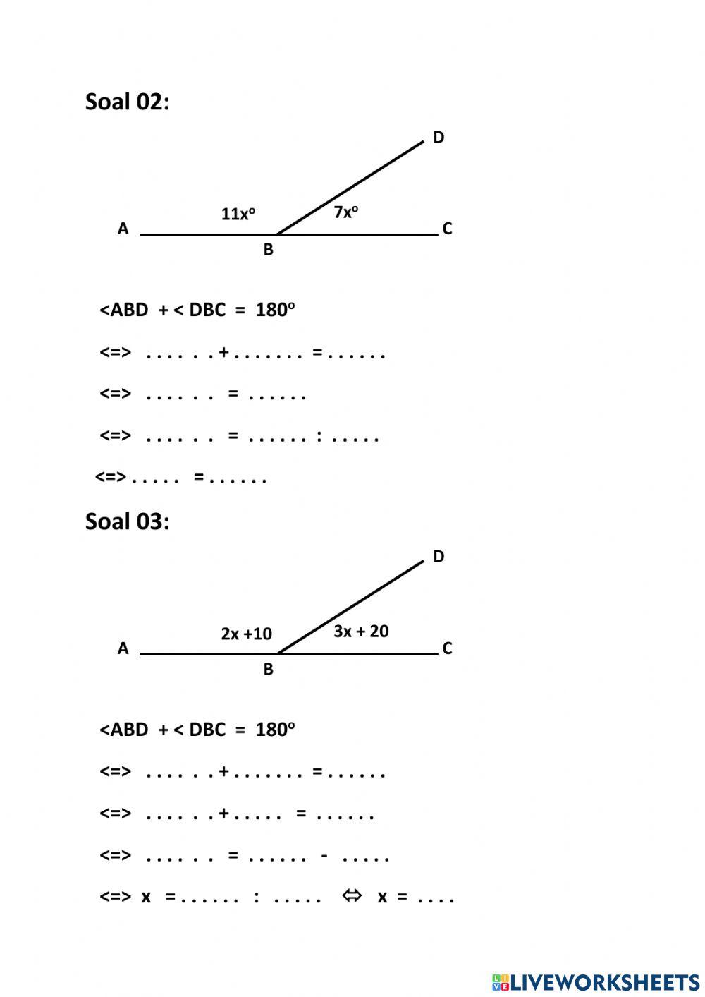 Sudut berpenyiku dan berpelurus
