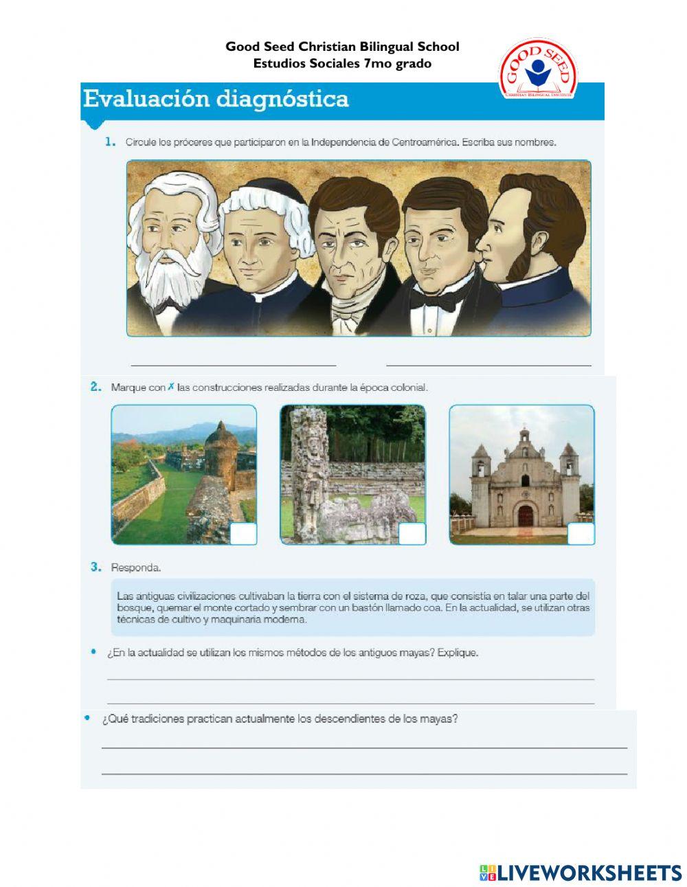 19 Evaluación diagnóstica p. 138-139