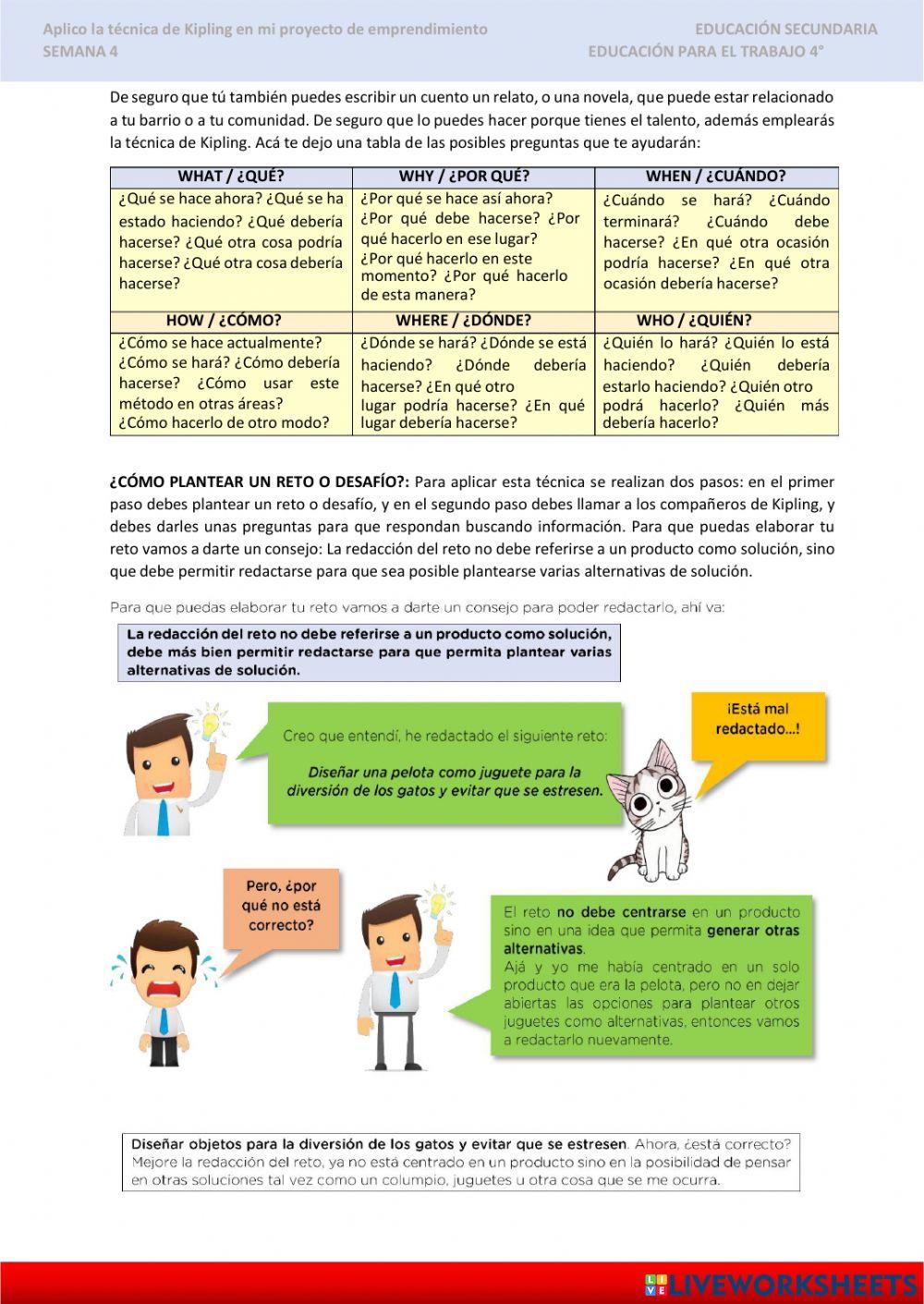 Utilizamos la técnica de kipling