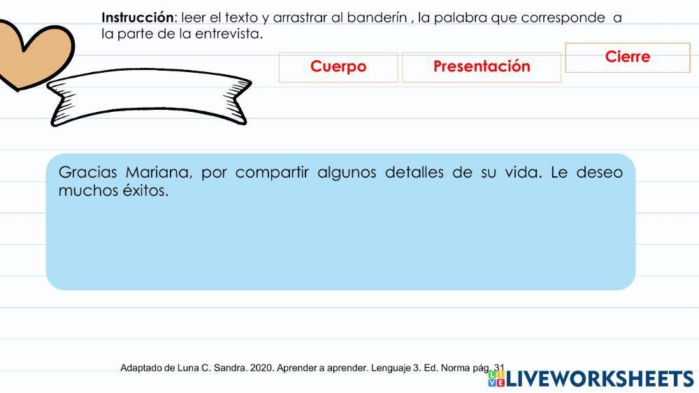 Actividad de lectura crìtica