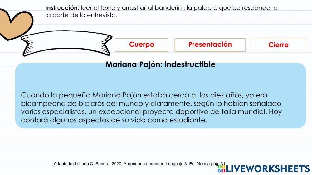 Actividad de lectura crìtica