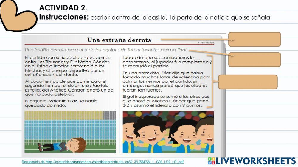 Actividad de lectura crìtica