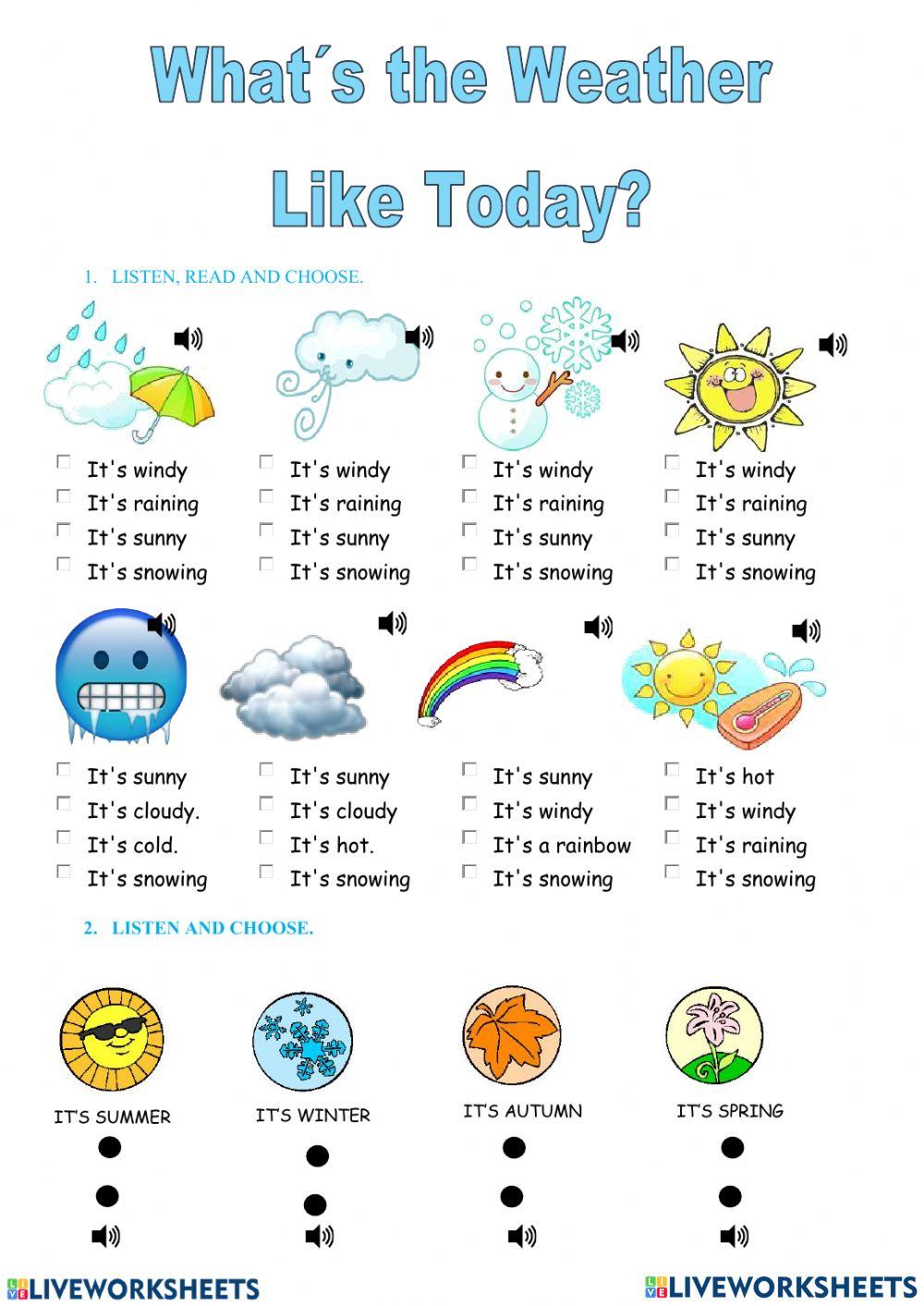 What's the weather like?