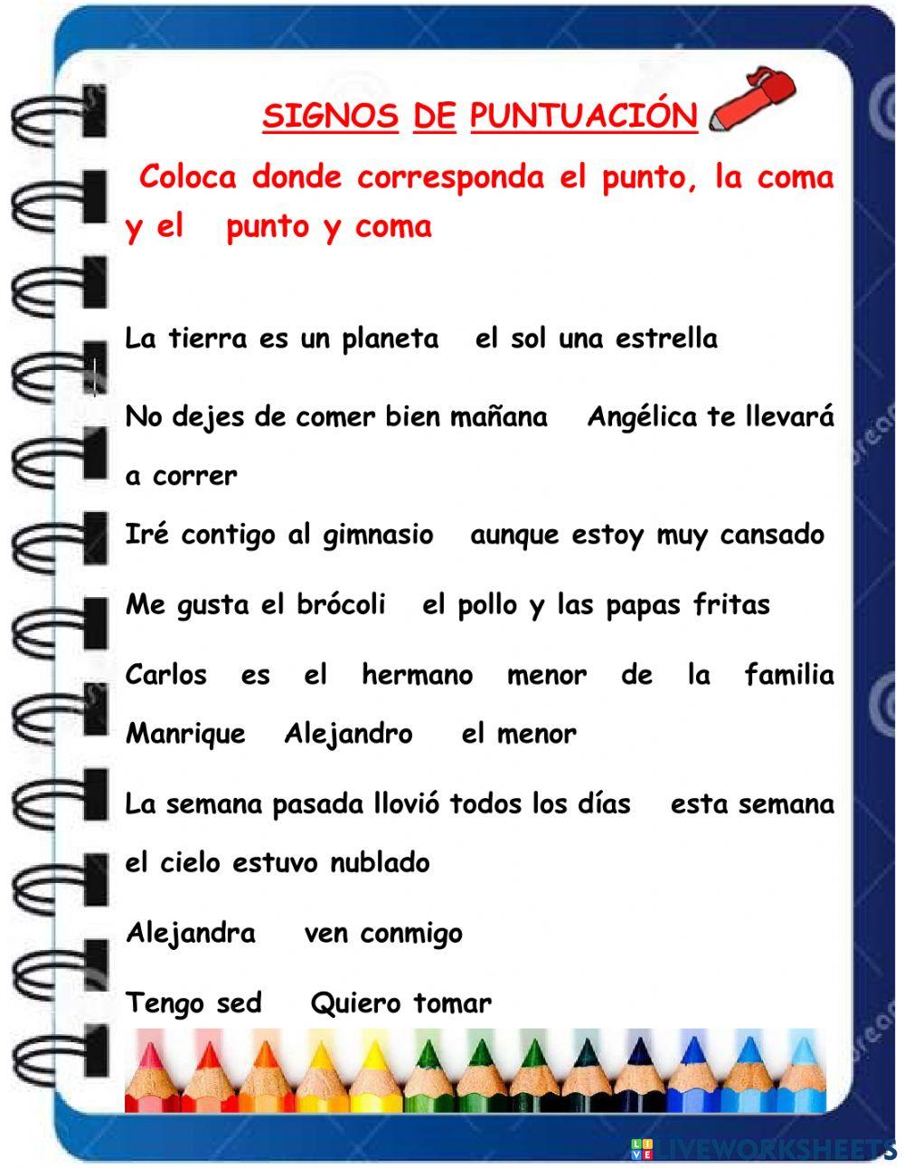 Signos de puntuación