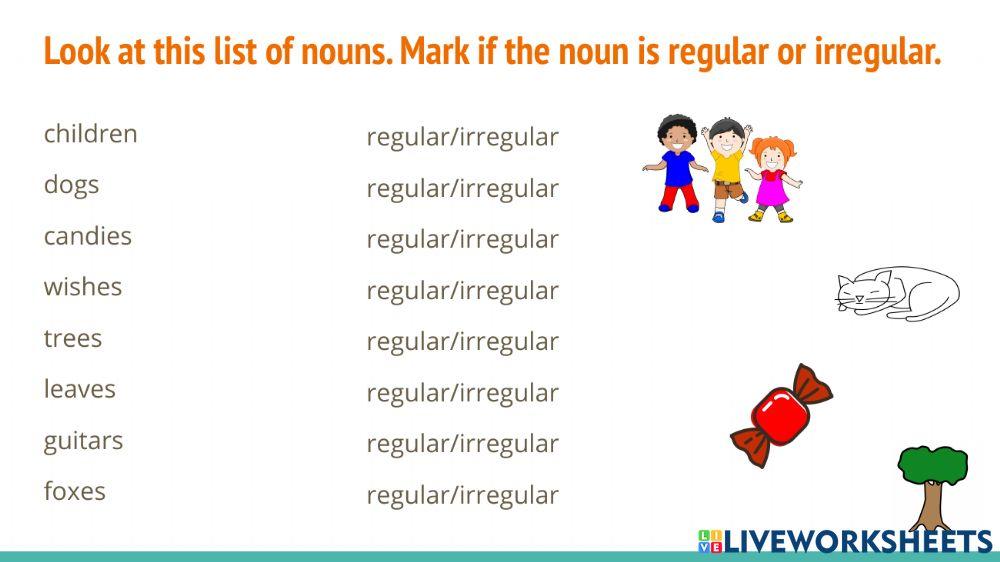 Singular and Plural Nouns